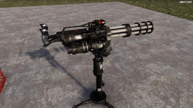 Mounted Minigun for 7 Days to Die