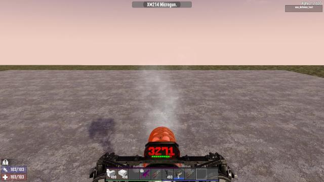 Mounted Minigun for 7 Days to Die