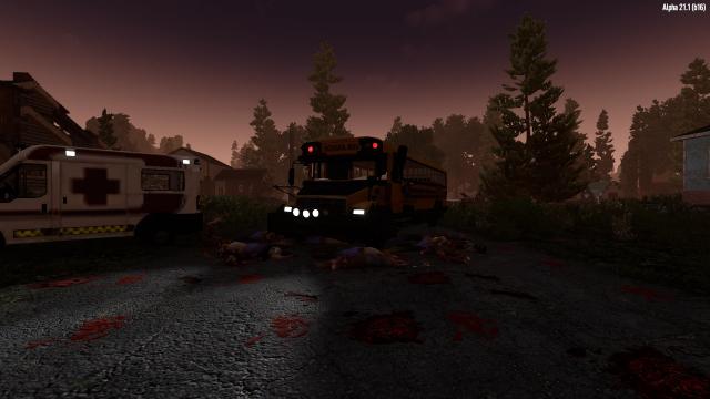 Apocalyptic School Bus for 7 Days to Die
