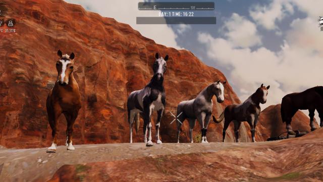 Animated horses