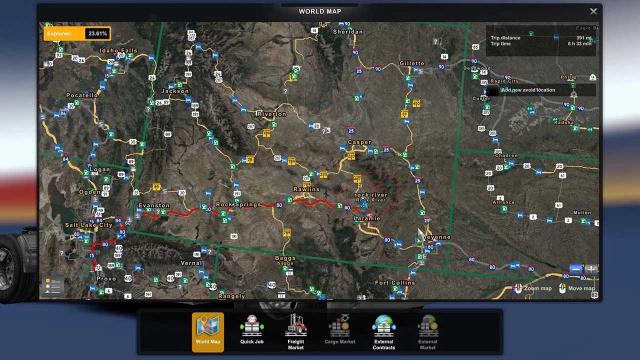 Rock River Yard для American Truck Simulator