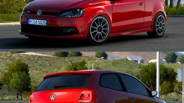 Volkswagen Polo GTI 2011 для American Truck Simulator