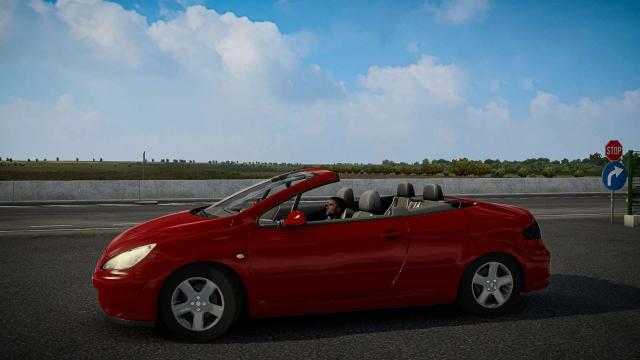 Peugeot 307 CC 2007 для American Truck Simulator