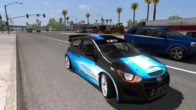 Hyundai i20 WRC для American Truck Simulator