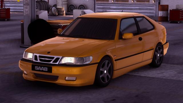 Saab 9_3 Aero 2002 для American Truck Simulator