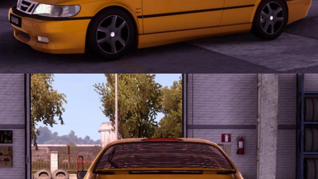 Saab 9_3 Aero 2002 для American Truck Simulator