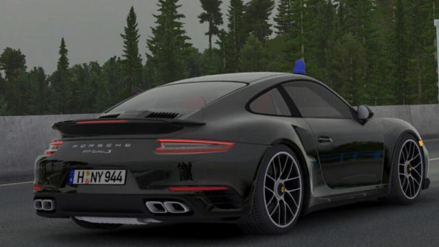Porsche 911 Turbo S 2016 для American Truck Simulator