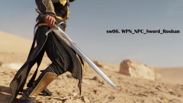 IbSarp Npc Weapons Mesh Swaps for Assassin's Creed Mirage