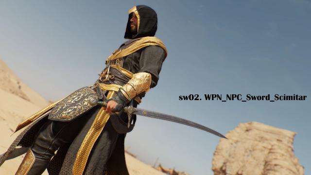 IbSarp Npc Weapons Mesh Swaps for Assassin's Creed Mirage