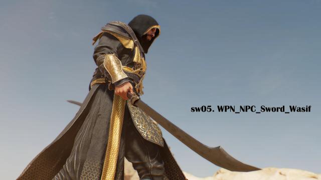 IbSarp Npc Weapons Mesh Swaps for Assassin's Creed Mirage