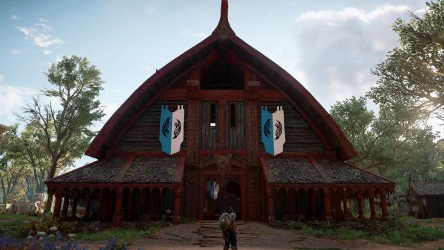 Raven Clan Banners Retexture for Assassin's Creed Valhalla