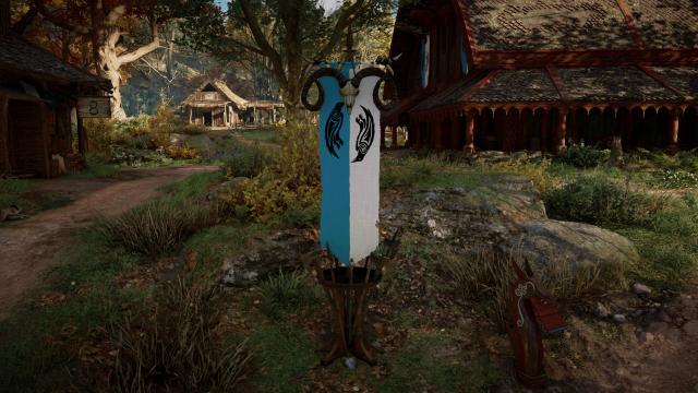 Raven Clan Banners Retexture for Assassin's Creed Valhalla