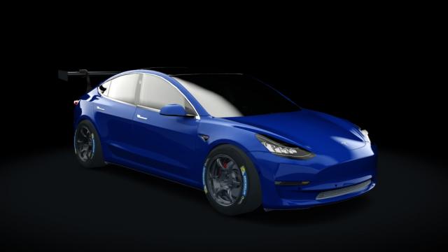 Tesla Model 3 Mountain Pass Performance MPP.R для Assetto Corsa