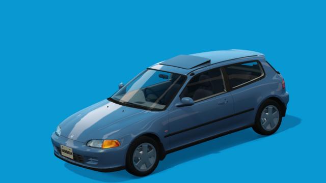 Honda Civic (EG6) Si-R acrm honda civic eg6 open sunroof vENKEIRIMREV.1 для Assetto Corsa
