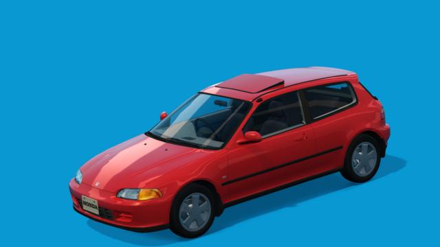 Honda Civic (EG6) Si-R acrm honda civic eg6 open sunroof vENKEIRIMREV.1 для Assetto Corsa