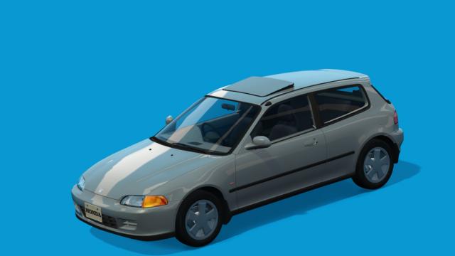 Honda Civic (EG6) Si-R acrm honda civic eg6 open sunroof vENKEIRIMREV.1 для Assetto Corsa