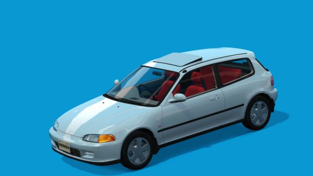 Honda Civic (EG6) Si-R acrm honda civic eg6 open sunroof vENKEIRIMREV.1 для Assetto Corsa