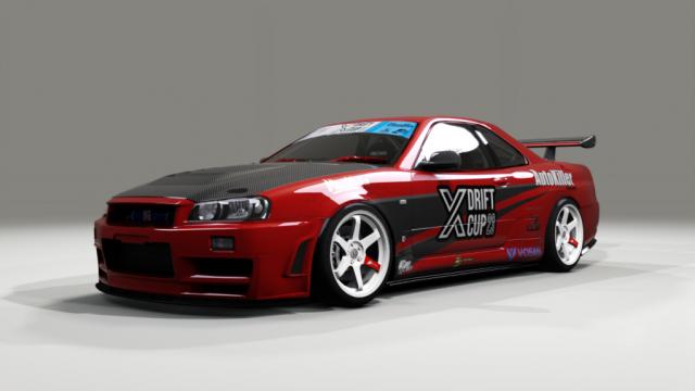Nissan Skyline R34 XDC23 для Assetto Corsa
