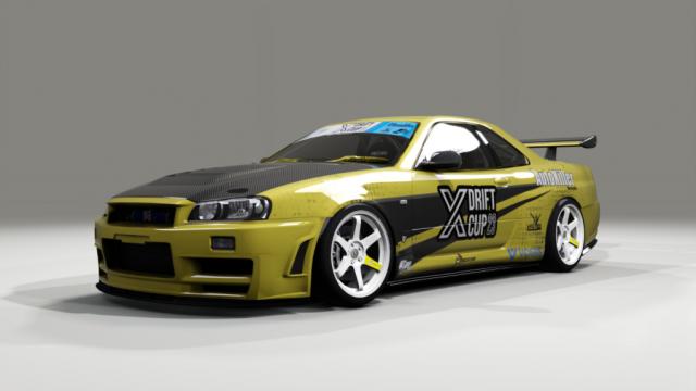 Nissan Skyline R34 XDC23 для Assetto Corsa