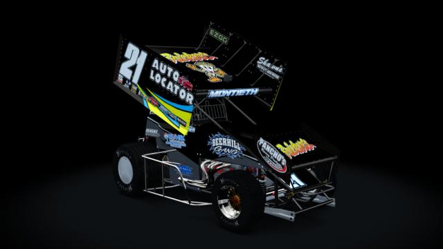 BOZ Sprint Car для Assetto Corsa