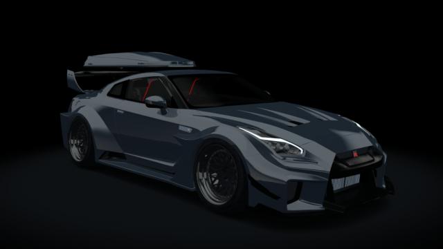 Nissan GT-R Liberty Walk Silhouette Roofbox для Assetto Corsa