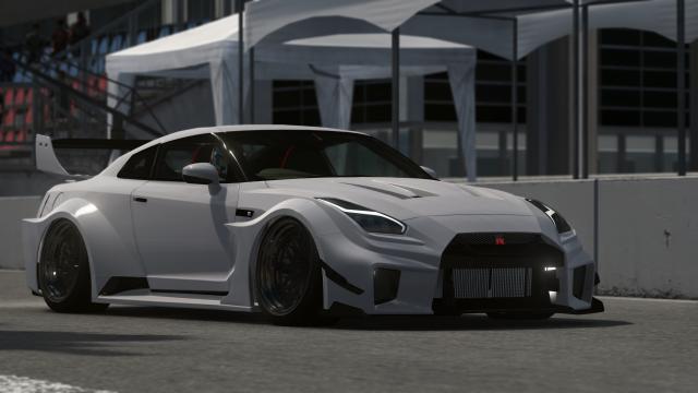Nissan GT-R Liberty Walk Silhouette Roofbox для Assetto Corsa