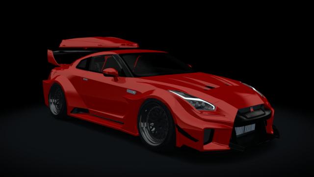 Nissan GT-R Liberty Walk Silhouette Roofbox для Assetto Corsa