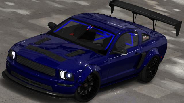 EU3 Mustang GT 3V Drift для Assetto Corsa