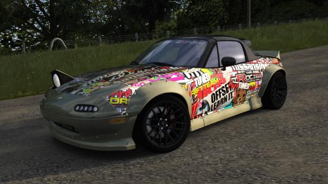Mazda Miata Rocket Bunny Drift TIResArpi для Assetto Corsa