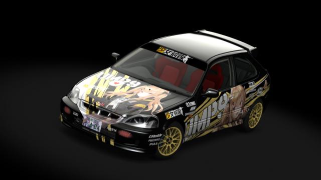 Honda Civic Type R (EK9) Turbo VER. 2 для Assetto Corsa