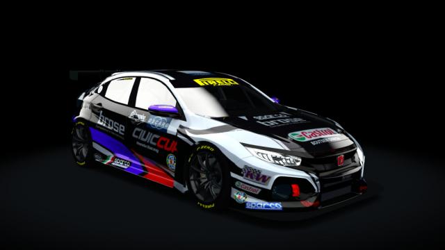 BTCC Honda Civic Type R FK8 для Assetto Corsa
