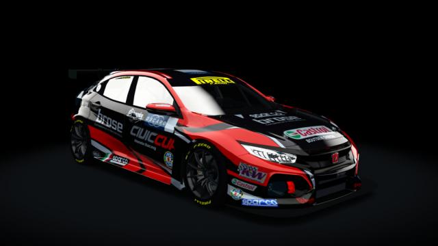 BTCC Honda Civic Type R FK8 для Assetto Corsa