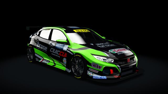 BTCC Honda Civic Type R FK8 для Assetto Corsa