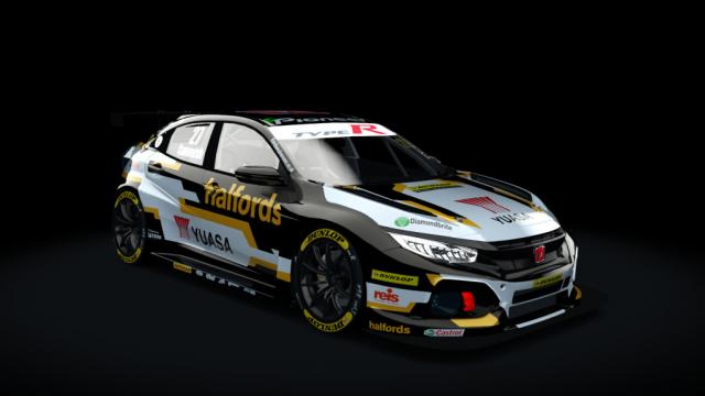 BTCC Honda Civic Type R FK8 для Assetto Corsa
