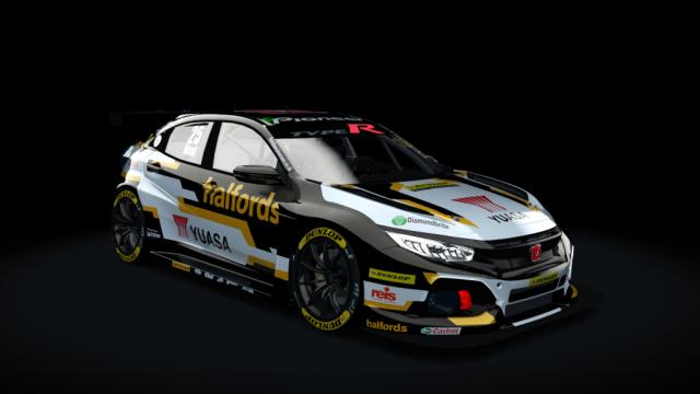 BTCC Honda Civic Type R FK8 для Assetto Corsa