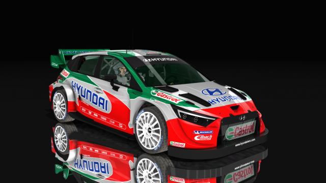 Hyundai I20 Rally1 2022 для Assetto Corsa