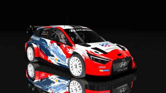 Hyundai I20 Rally1 2022 для Assetto Corsa