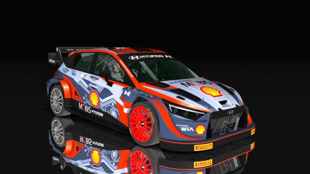 Hyundai I20 Rally1 2022 для Assetto Corsa