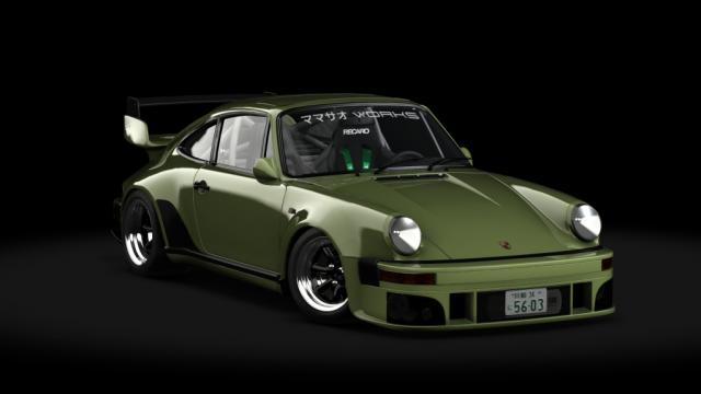湾岸 Porsche 930 Turbo Mamasao Works для Assetto Corsa