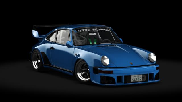 湾岸 Porsche 930 Turbo Mamasao Works для Assetto Corsa