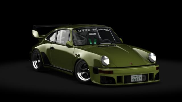 湾岸 Porsche 930 Turbo Mamasao Works для Assetto Corsa