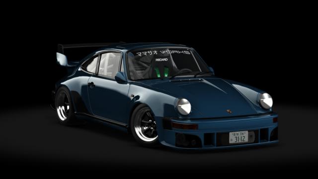 湾岸 Porsche 930 Turbo Mamasao Works для Assetto Corsa
