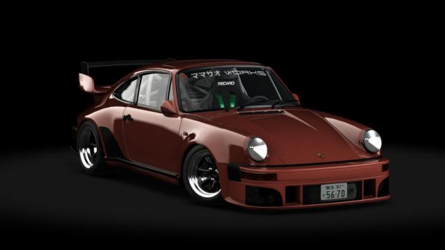 湾岸 Porsche 930 Turbo Mamasao Works для Assetto Corsa