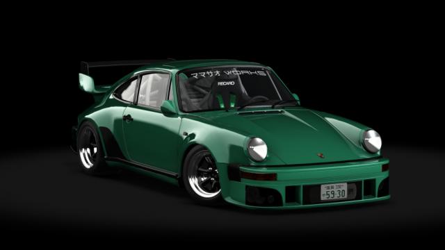 湾岸 Porsche 930 Turbo Mamasao Works для Assetto Corsa