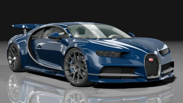 Bugatti Chiron Black Track Edition for Assetto Corsa