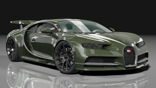 Bugatti Chiron Black Track Edition for Assetto Corsa