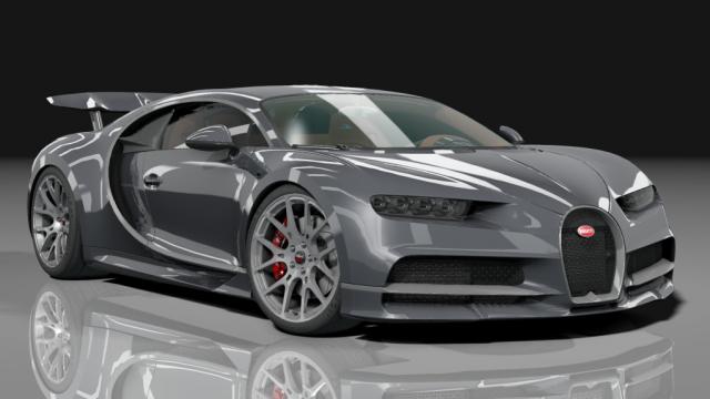 Bugatti Chiron Black Track Edition for Assetto Corsa