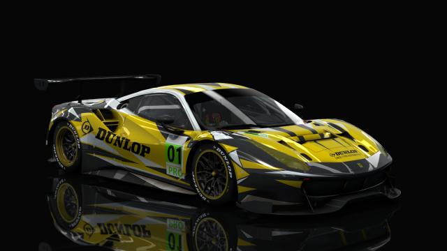 Hill-climb Ferrari 488 GTE for Assetto Corsa