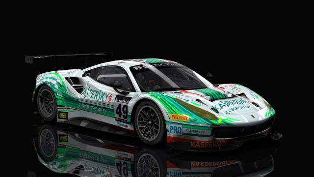Hill-climb Ferrari 488 GTE for Assetto Corsa