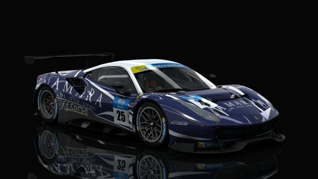 Hill-climb Ferrari 488 GTE for Assetto Corsa